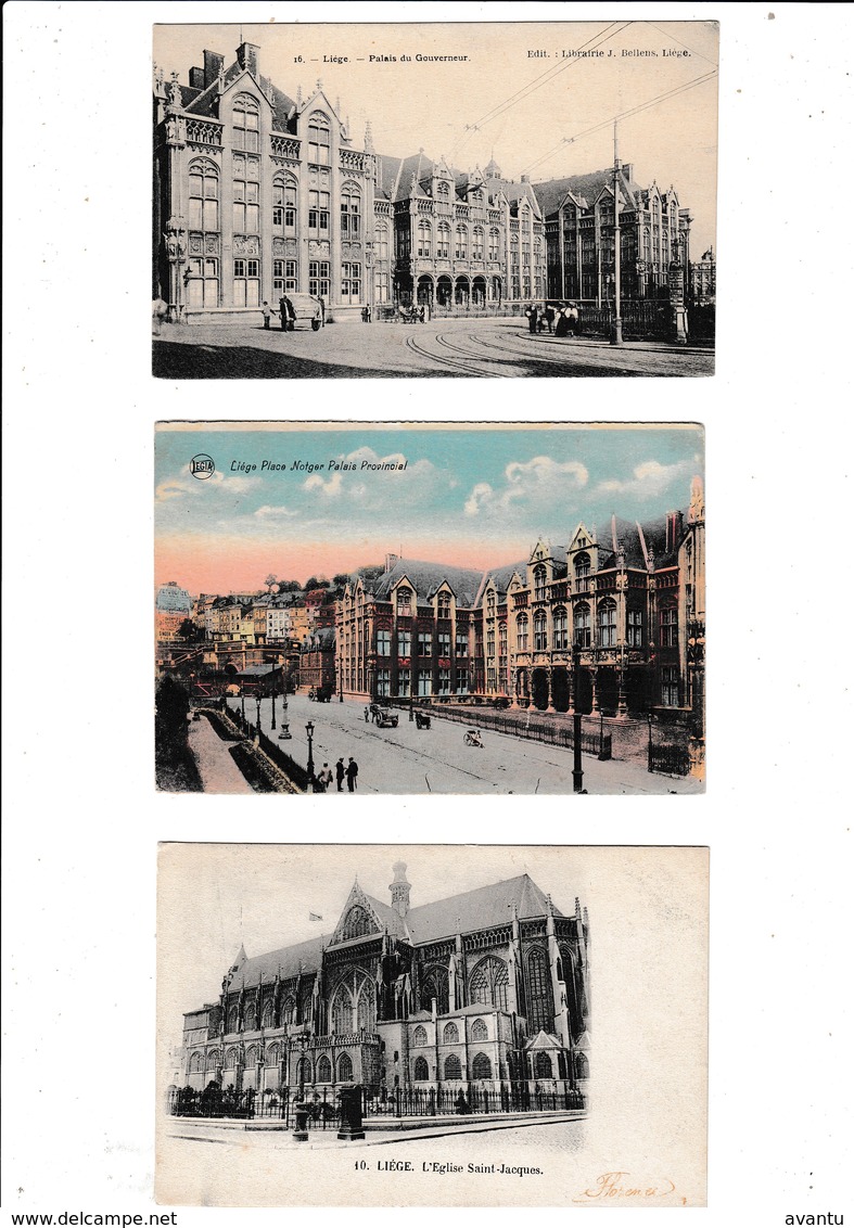 LIEGE / TRES BEAU LOT DE 110 CARTES POSTALES DE LIEGE  / DESTOCKAGE