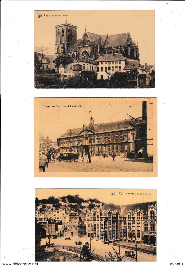 LIEGE / TRES BEAU LOT DE 110 CARTES POSTALES DE LIEGE  / DESTOCKAGE