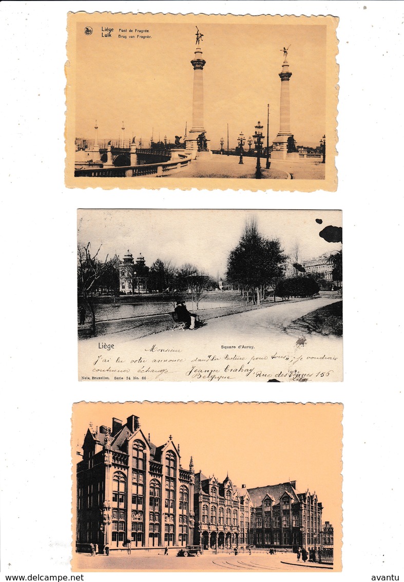 LIEGE / TRES BEAU LOT DE 110 CARTES POSTALES DE LIEGE  / DESTOCKAGE