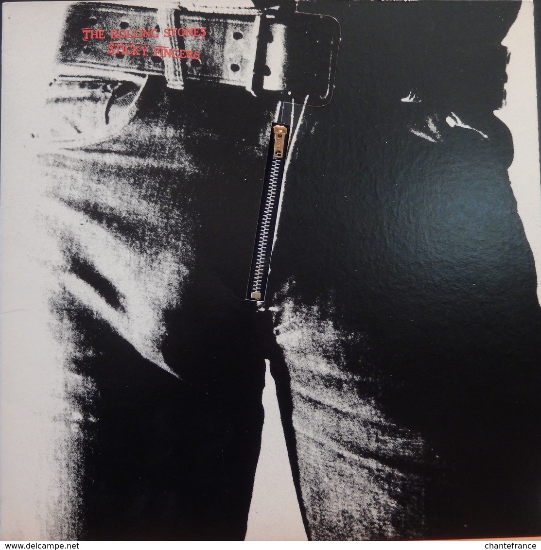 Rolling Stones 33t. LP "sticky Fingers" Avec Veritable Fermeture Eclair" - Rock