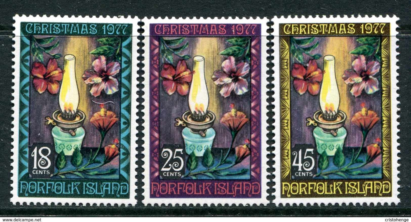 Norfolk Island 1977 Christmas Set MNH (SG 197-199) - Norfolk Island