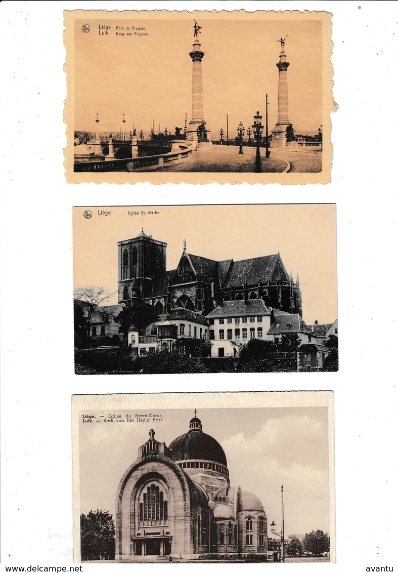 LIEGE / TRES BEAU LOT DE 115  CARTES POSTALES DE LIEGE  / DESTOCKAGE