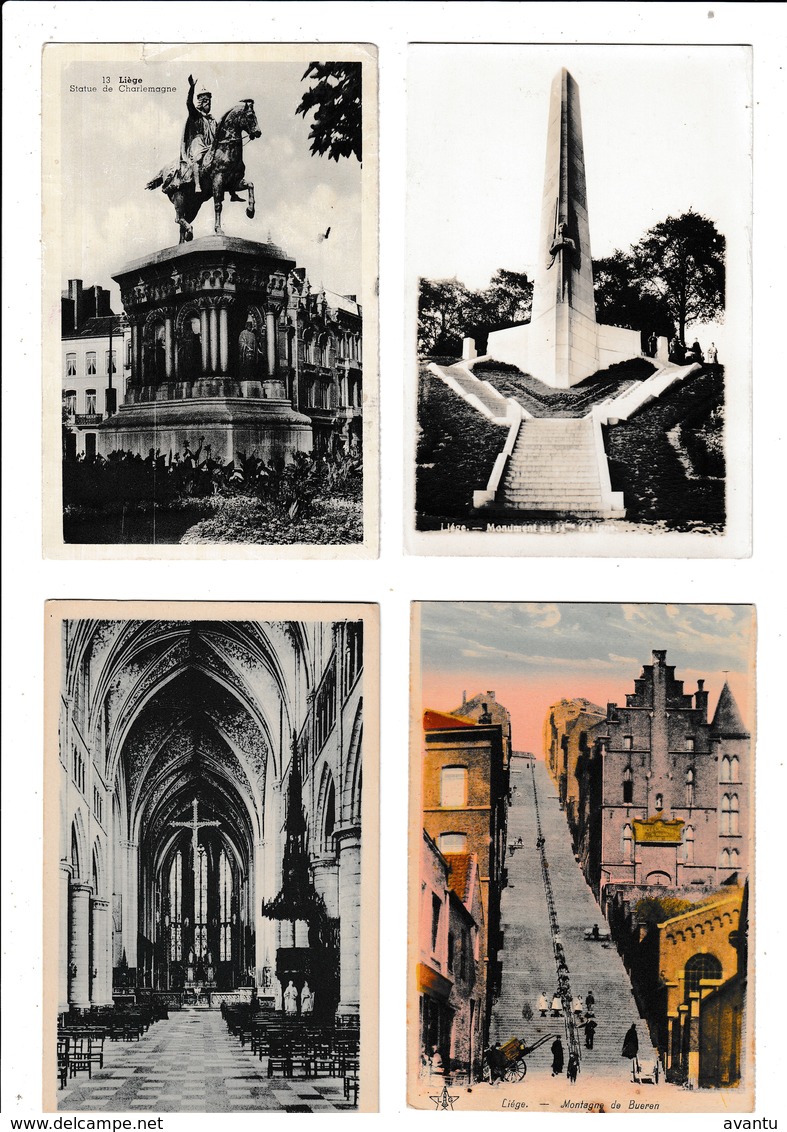 LIEGE / TRES BEAU LOT DE 115  CARTES POSTALES DE LIEGE  / DESTOCKAGE