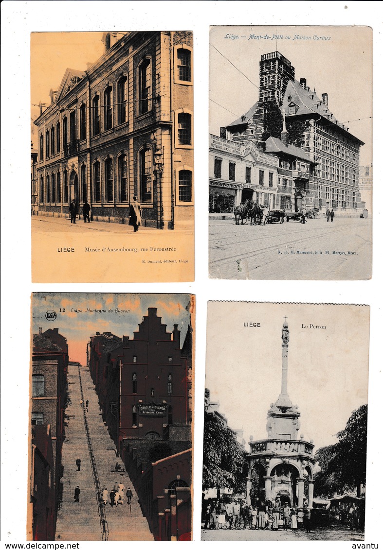 LIEGE / TRES BEAU LOT DE 115  CARTES POSTALES DE LIEGE  / DESTOCKAGE