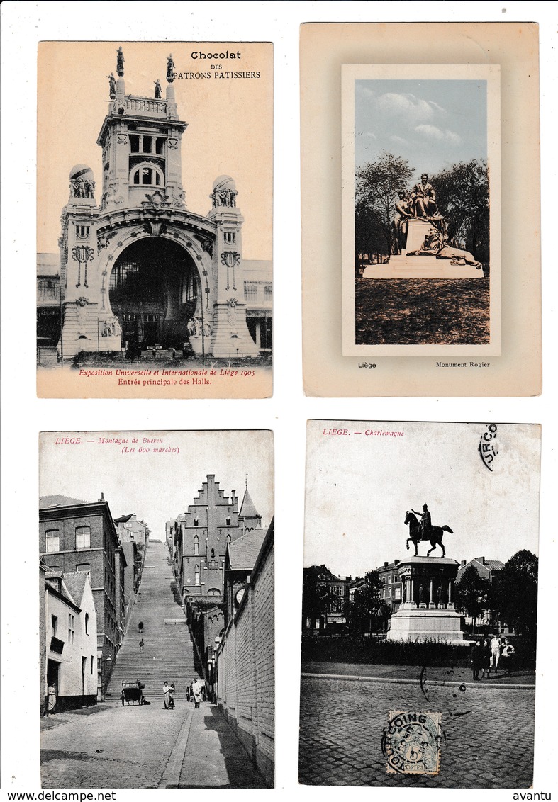 LIEGE / TRES BEAU LOT DE 115  CARTES POSTALES DE LIEGE  / DESTOCKAGE