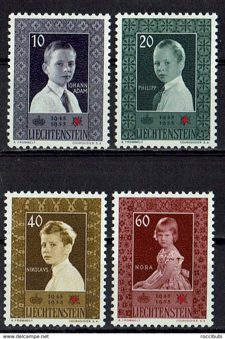 Liechtenstein 1955 // Mi. 338/341 ** - Ungebraucht