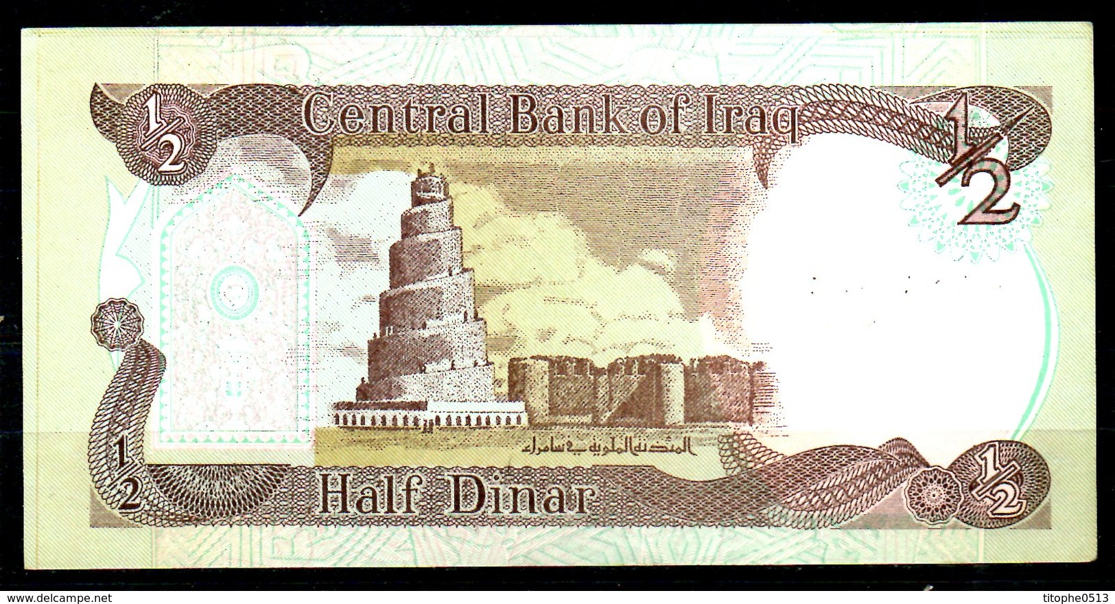 IRAK. 2 Billets De 1/2 Dinar. - Irak