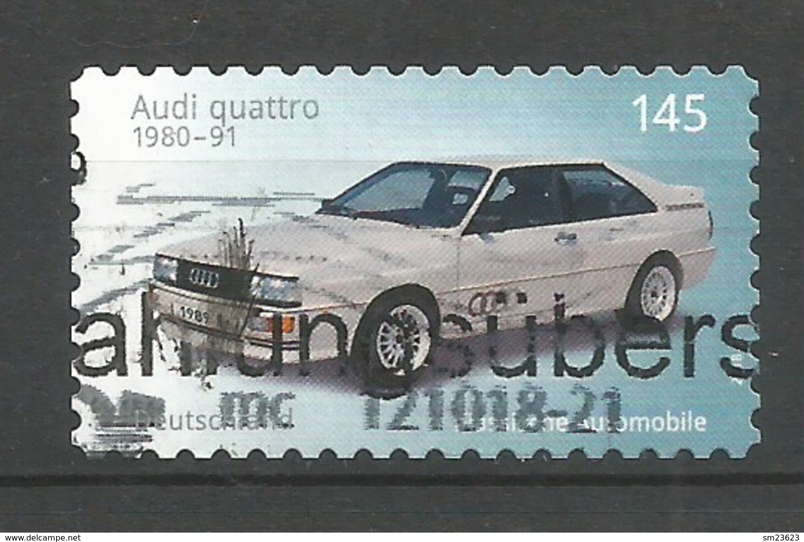 BRD 2018  Mi.Nr. 3379 , Audi Quattro - Selbstklebend - Gestempelt / Used / (o) - Gebraucht