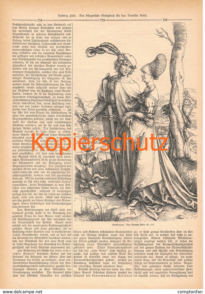 118 - Deutsches Mittelalter 1 Artikel Mit Ca. 7 Bildern Von 1888 !! - Sonstige & Ohne Zuordnung