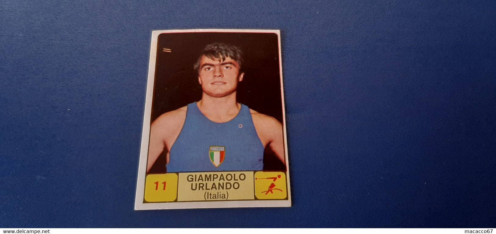 Figurina Panini Campioni Dello Sport 1968 - 011 Giampaolo Urlando - Edition Italienne