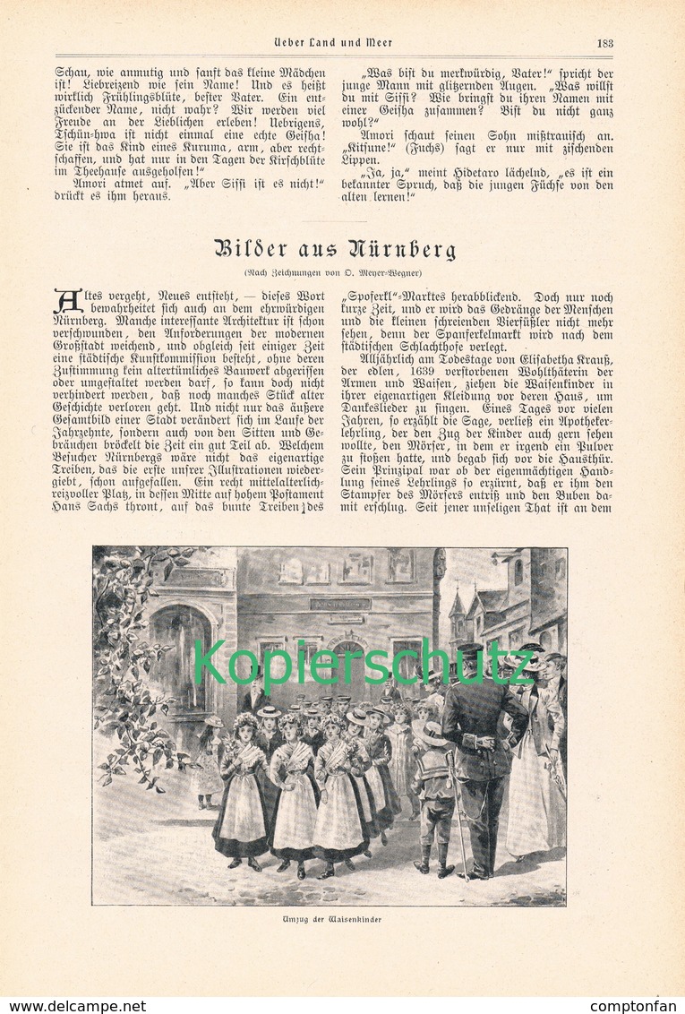 A102 128 - Bilder Aus Nürnberg Blumenmarkt  1 Artikel Mit Ca. 3 Bildern Von 1902 !! - Sonstige & Ohne Zuordnung