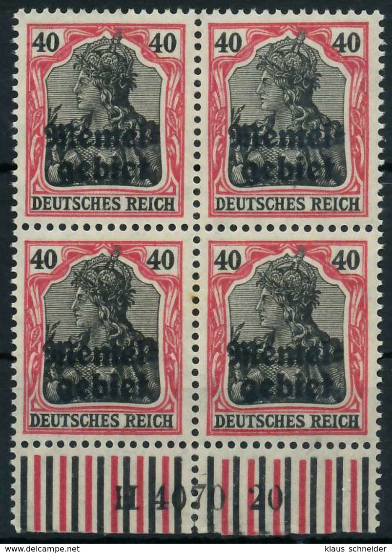 MEMEL 1920 GERMANIA Nr 6 HAN A H4070.20 Postfrisch VIER X8879D2 - Memelgebiet 1923