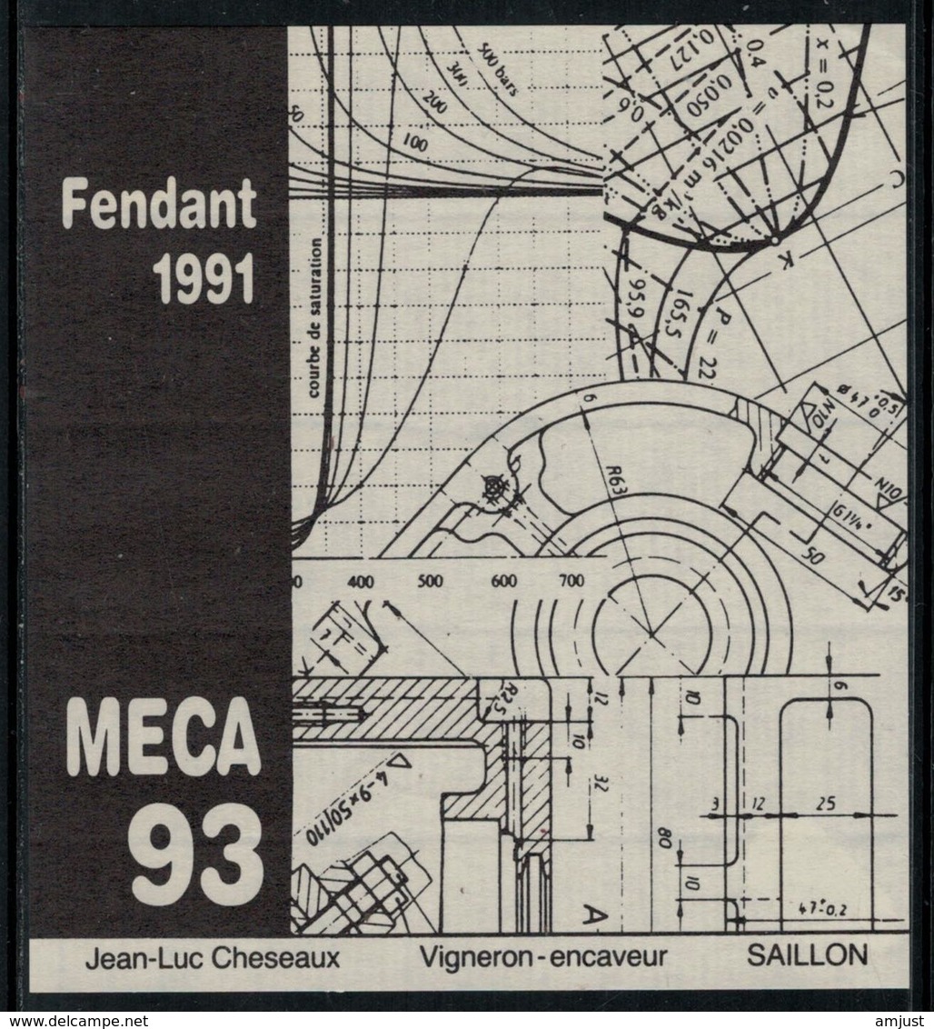 Rare // Etiquette De Vin // Architecture // Fendant, MECA 93 - Arquitectura