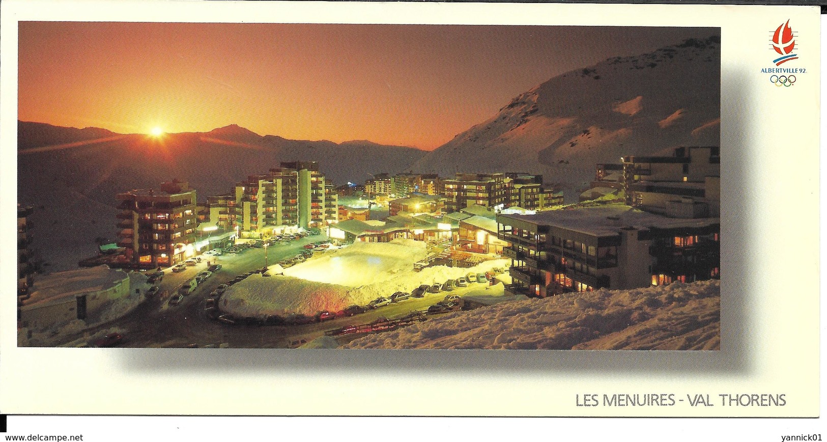 JEUX OLYMPIQUES HIVER - OLYMPICS WINTER GAMES ALBERTVILLE 1992 - LES MENUIRES VAL THORENS - STATION OLYMPIQUE - Jeux Olympiques