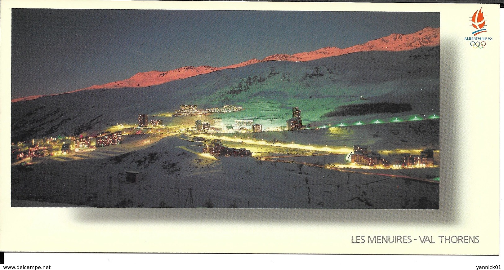 JEUX OLYMPIQUES HIVER - OLYMPICS WINTER GAMES ALBERTVILLE 1992 - LES MENUIRES VAL THORENS - STATION OLYMPIQUE - Jeux Olympiques