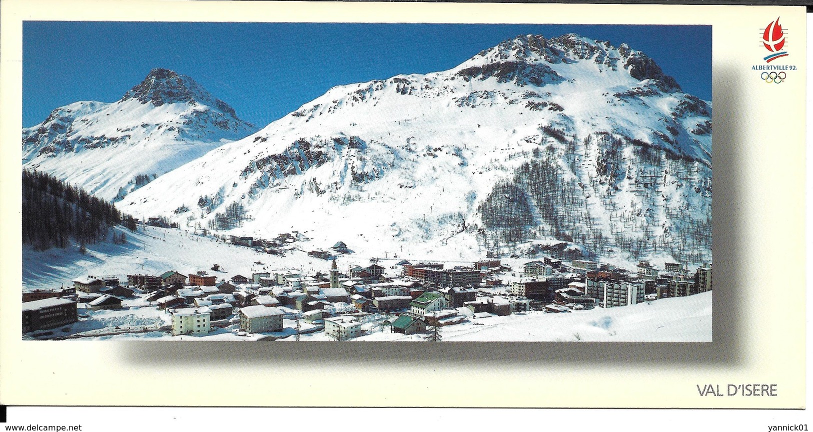 JEUX OLYMPIQUES HIVER - OLYMPICS WINTER GAMES ALBERTVILLE 1992 - VAL D'ISERE BELLEVARDE - STATION OLYMPIQUE - Jeux Olympiques