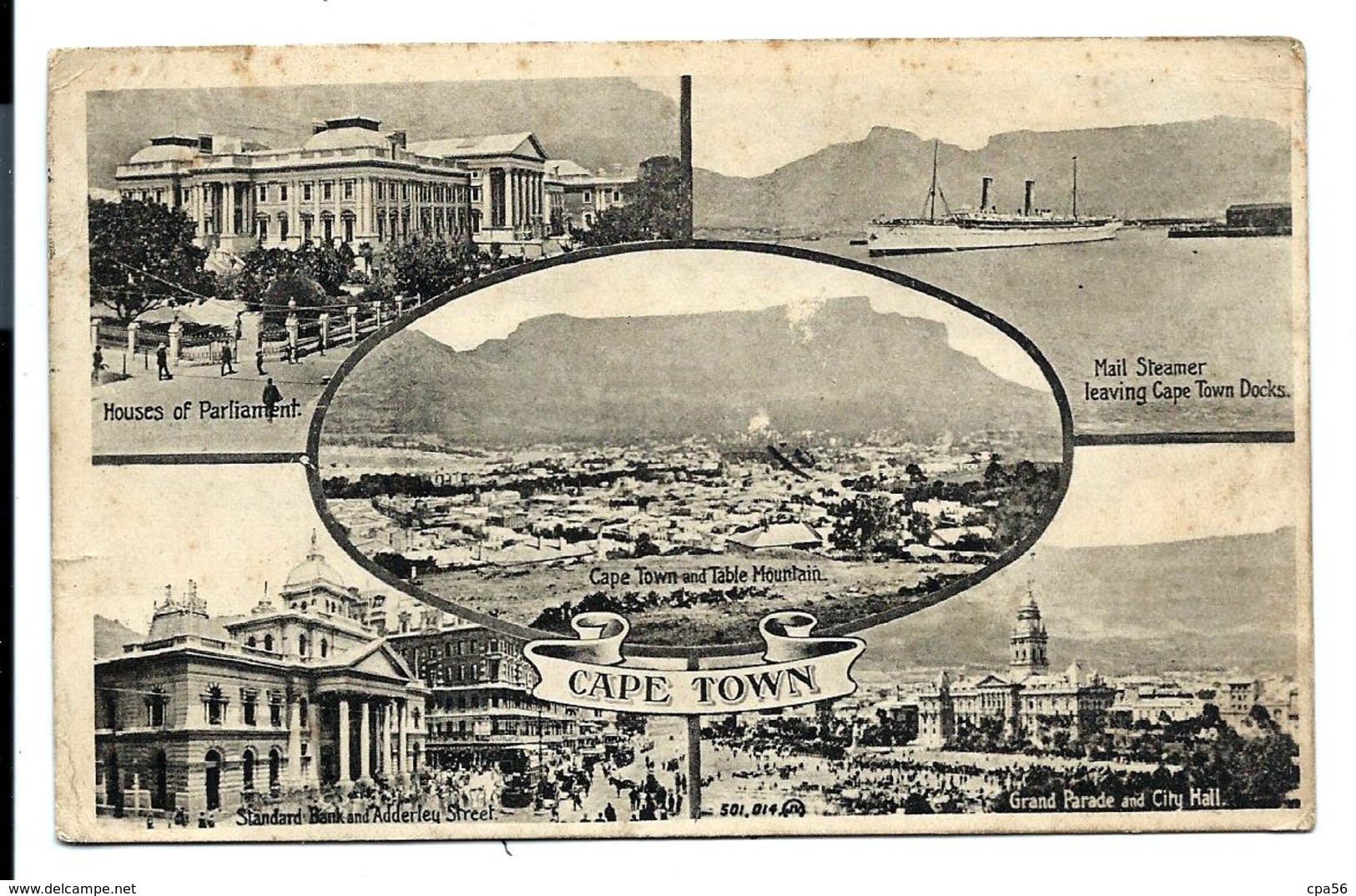 CAPE TOWN - Multiview - 1917 - South Africa