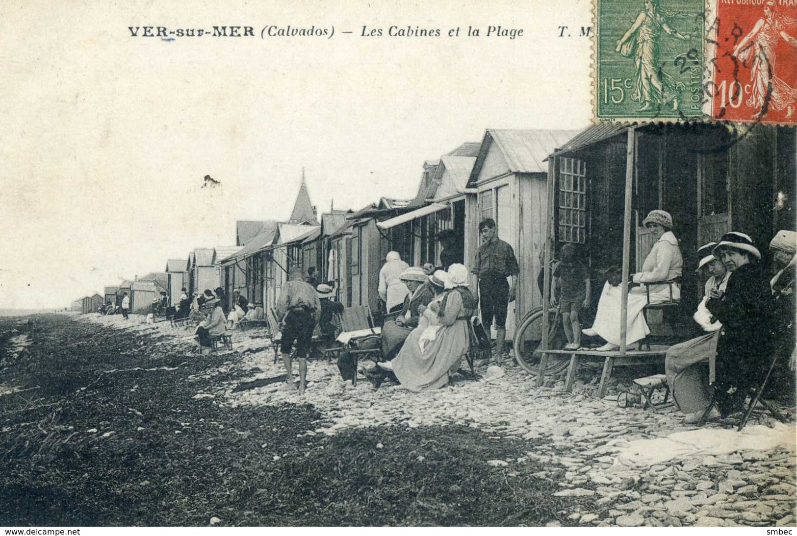 VER SUR MER Les Cabines Et La Plage - Autres & Non Classés