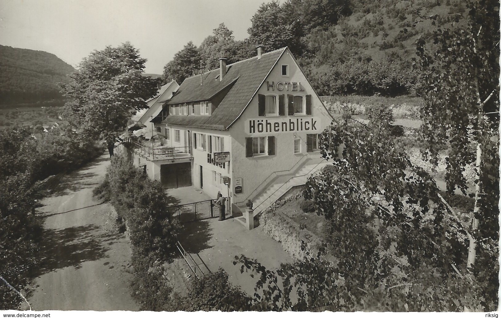 Hotel -Cafe - Restaurant Höhenblick. Mühlhausen Germany. S-4642 - Hotels & Restaurants