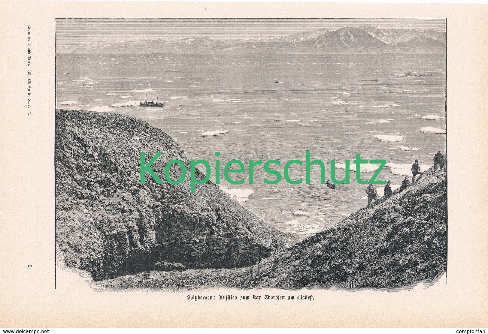 141 Spitzbergen 1 Artikel Mit 4 Bildern Von 1897 !! - Historische Dokumente