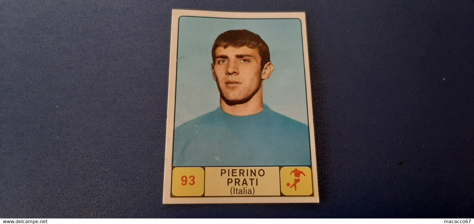 Figurina Panini Campioni Dello Sport 1968 - 093 Pierino Prati - Edition Italienne