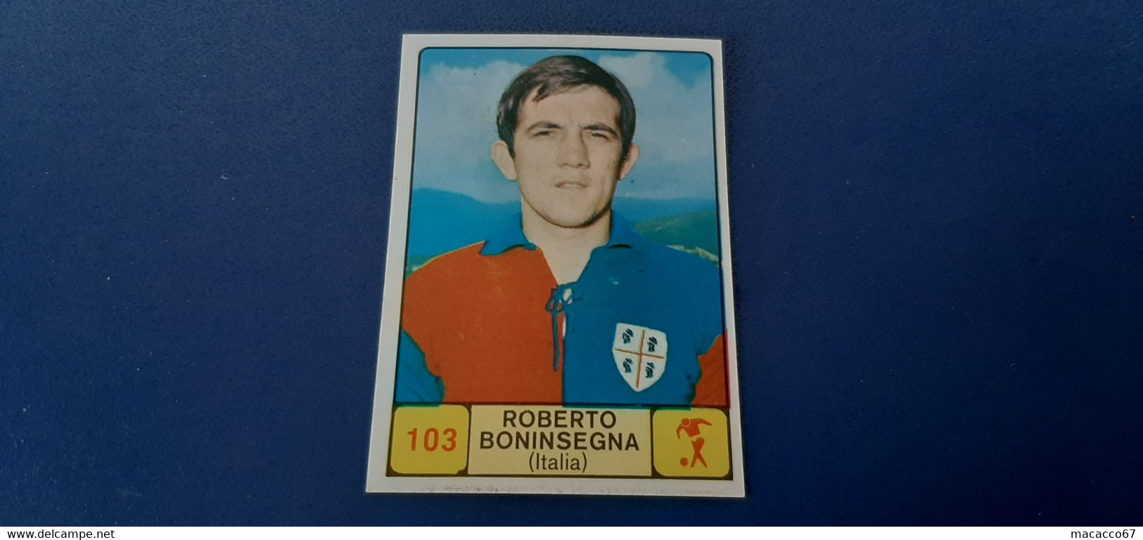 Figurina Panini Campioni Dello Sport 1968 - 103 Roberto Boninsegna - Edition Italienne