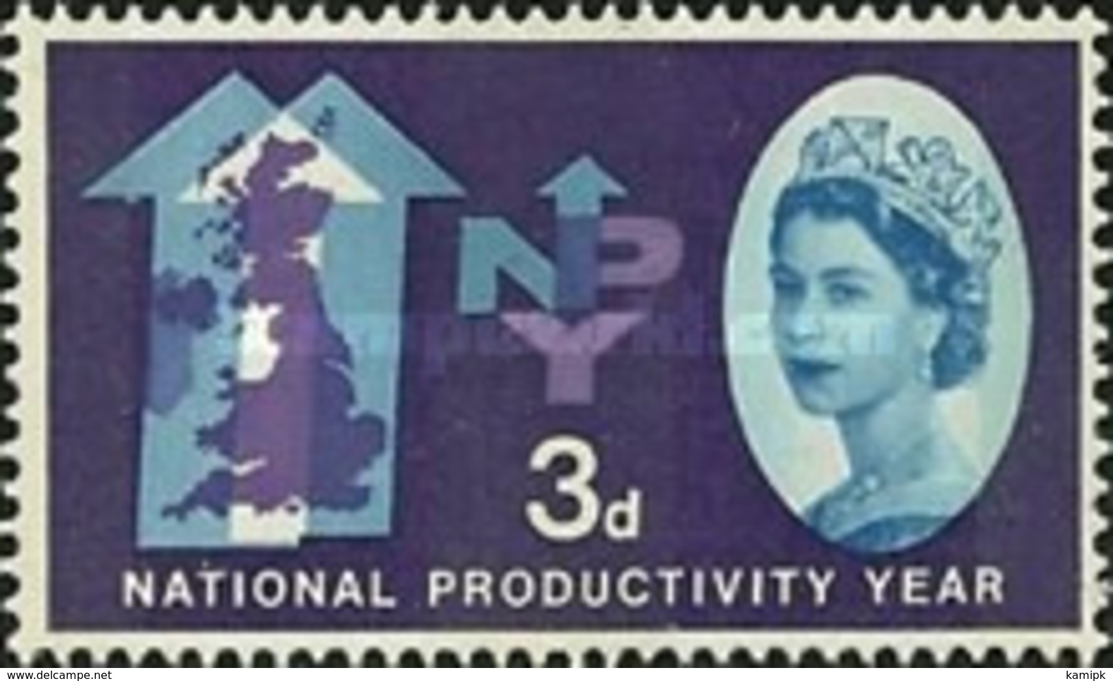 USED  STAMPS Great-Britain - National Productivity Year  - 1961 - Used Stamps