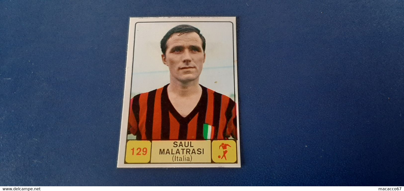 Figurina Panini Campioni Dello Sport 1968 - 129 Saul Malatrasi - Edition Italienne