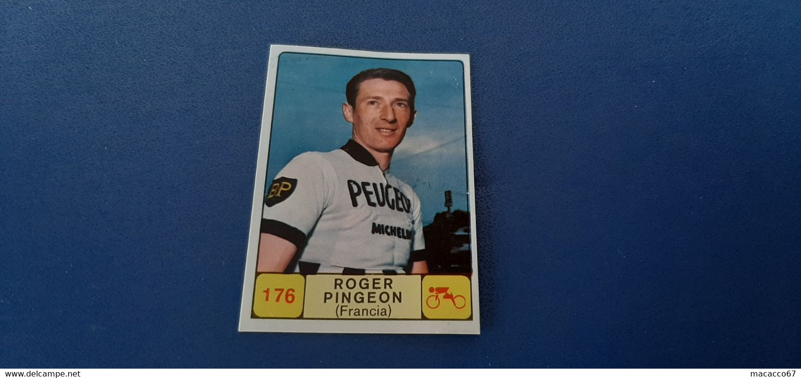 Figurina Panini Campioni Dello Sport 1968 - 176 Roger Pingeon - Edition Italienne