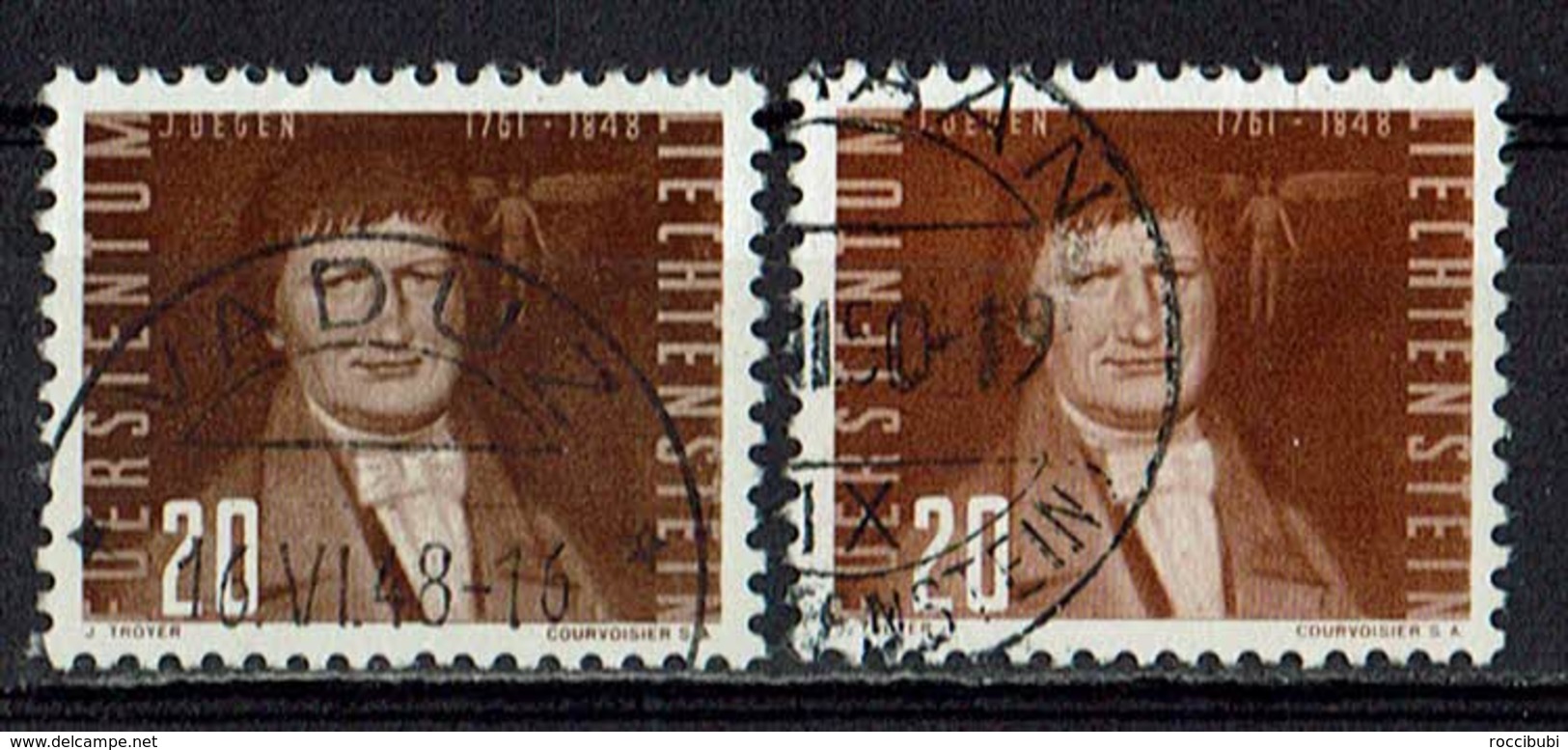 Liechtenstein 1948 // Mi. 259 A,b O - Gebraucht