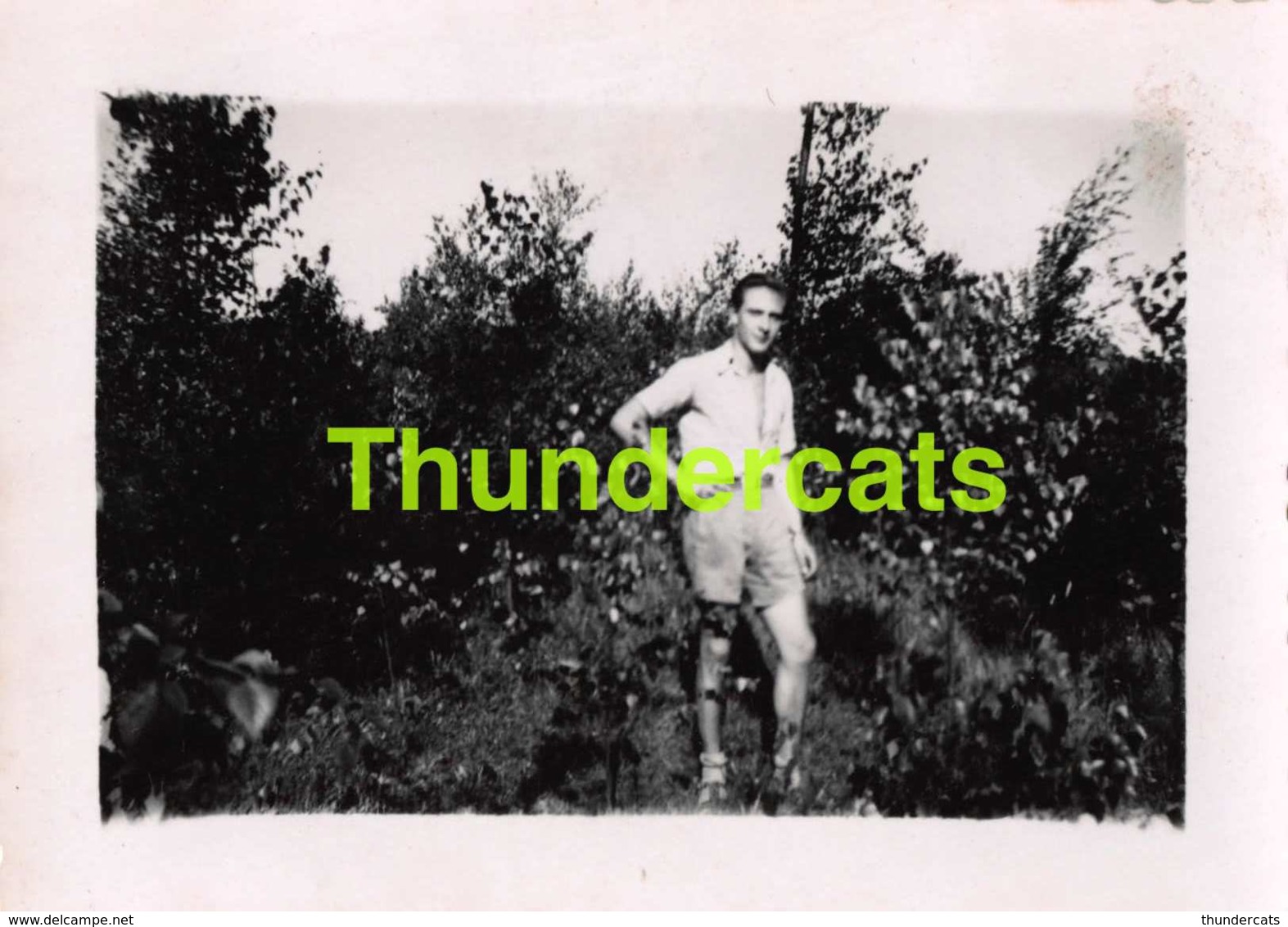 ANCIENNE PHOTO VINTAGE SNAPSHOT 5 CM X 7 CM PLANCENOIT HOMME GARCON MALE MAN BOY - Personnes Anonymes