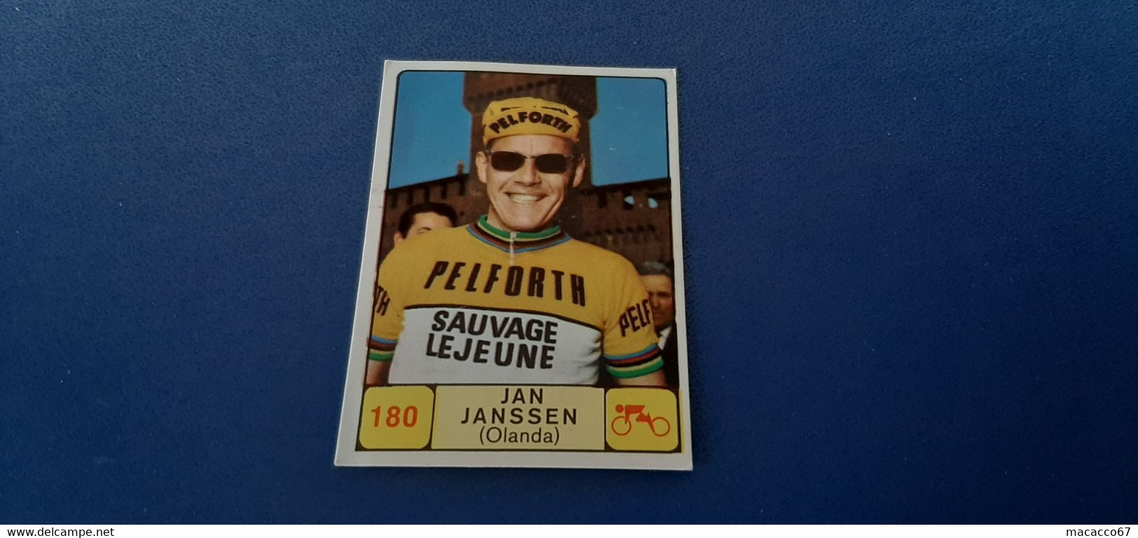 Figurina Panini Campioni Dello Sport 1968 - 180 Jan Janssen - Edition Italienne