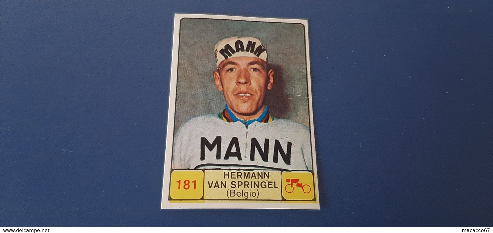 Figurina Panini Campioni Dello Sport 1968 - 181 Hermann Van Springel - Edition Italienne