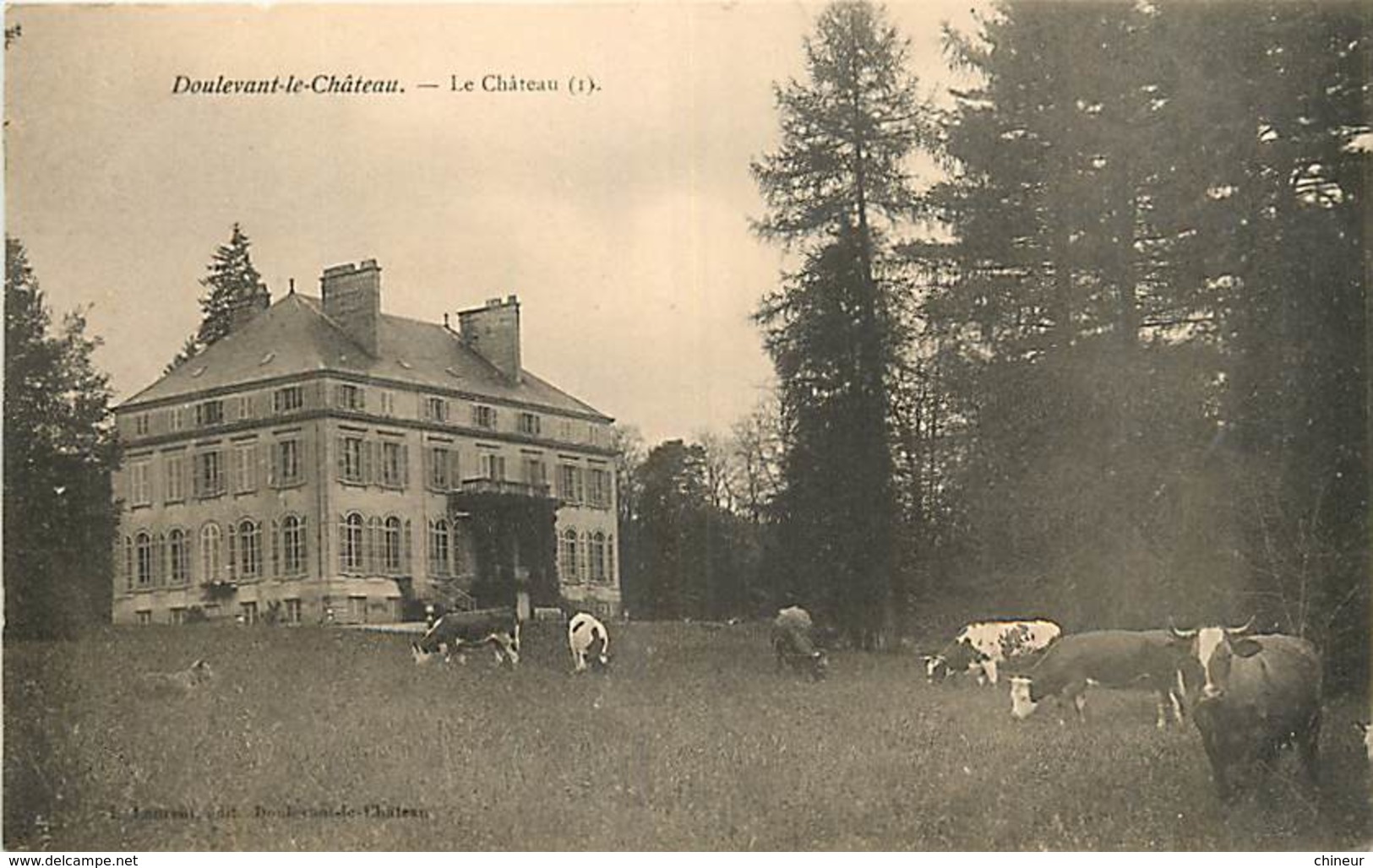 DOULEVANT LE CHATEAU LE CHATEAU VACHES AUX PATURES - Doulevant-le-Château