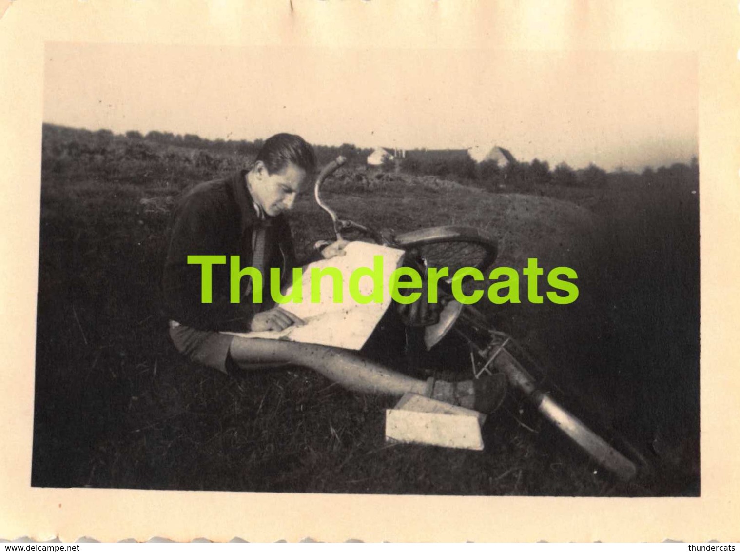 ANCIENNE PHOTO VINTAGE SNAPSHOT 5 CM X 7 CM  HOMME GARCON MALE MAN ETANG RHODE ST GENESE - Anonyme Personen