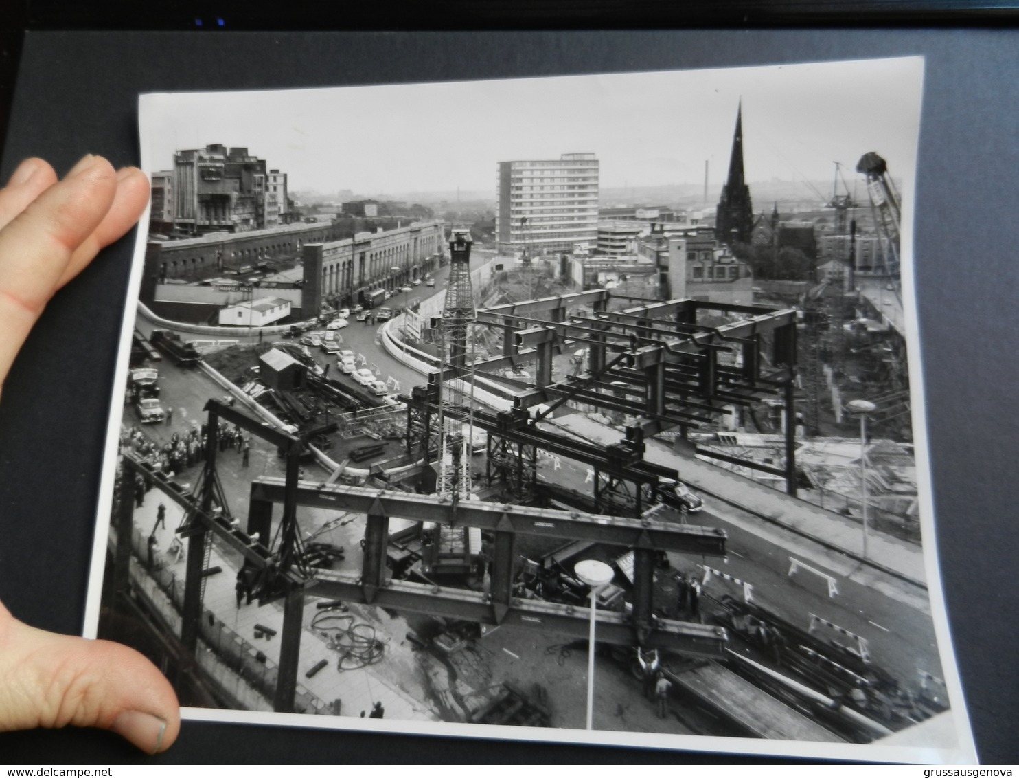 8F) PHOTO BIRMINGHAM BULL RING COSTRUZIONE 1962 - Luoghi