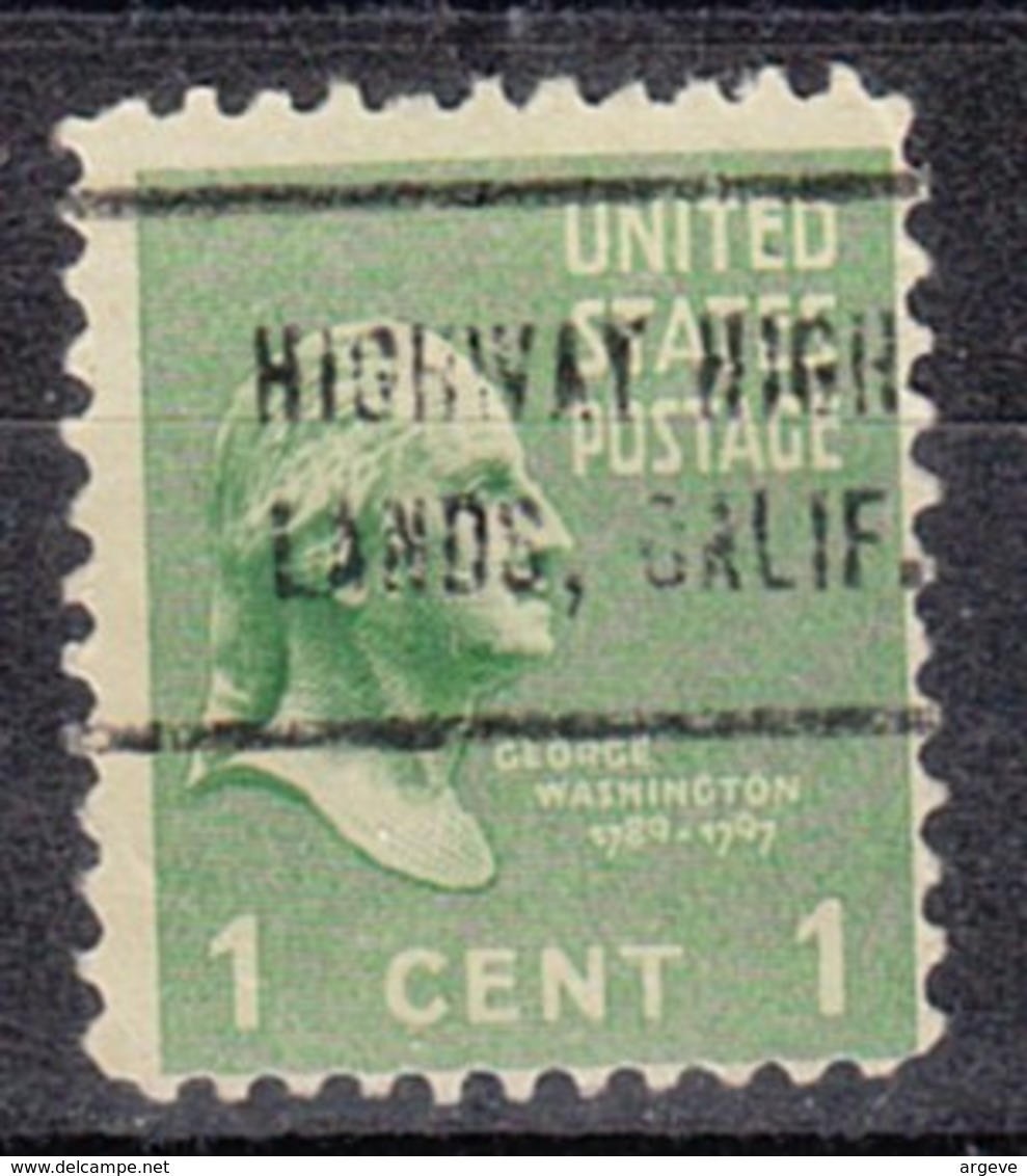 USA Precancel Vorausentwertung Preo, Locals California, Highway Highlands 714 - Precancels