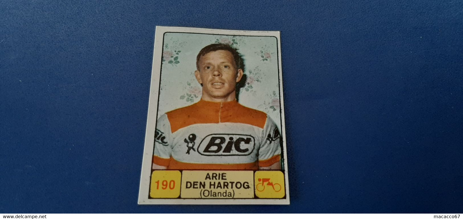 Figurina Panini Campioni Dello Sport 1968 - 190 Arie Den Hartog - Edition Italienne