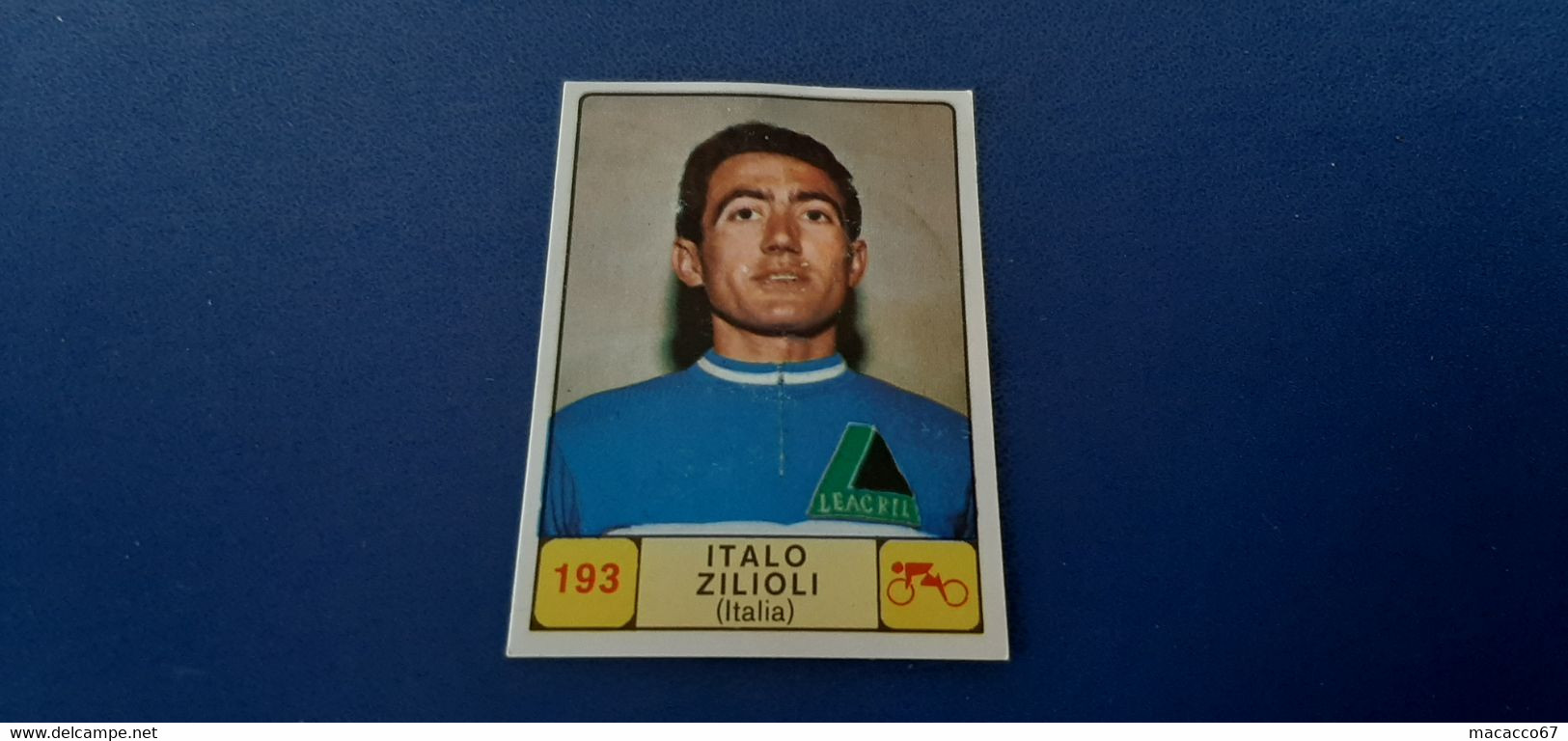 Figurina Panini Campioni Dello Sport 1968 - 193 Italo Zilioli - Edition Italienne