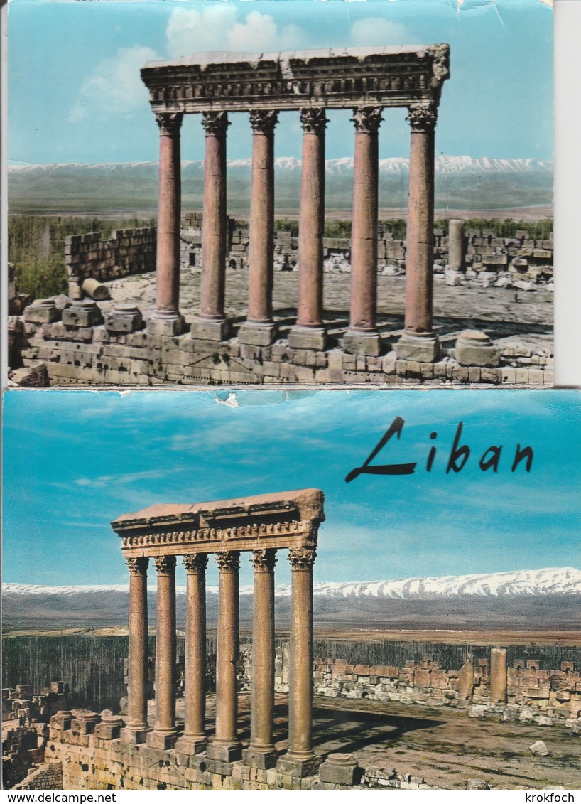 Baalbek - Les Six Colonnes Du Temple De Jupiter - Liban 1965 - Liban