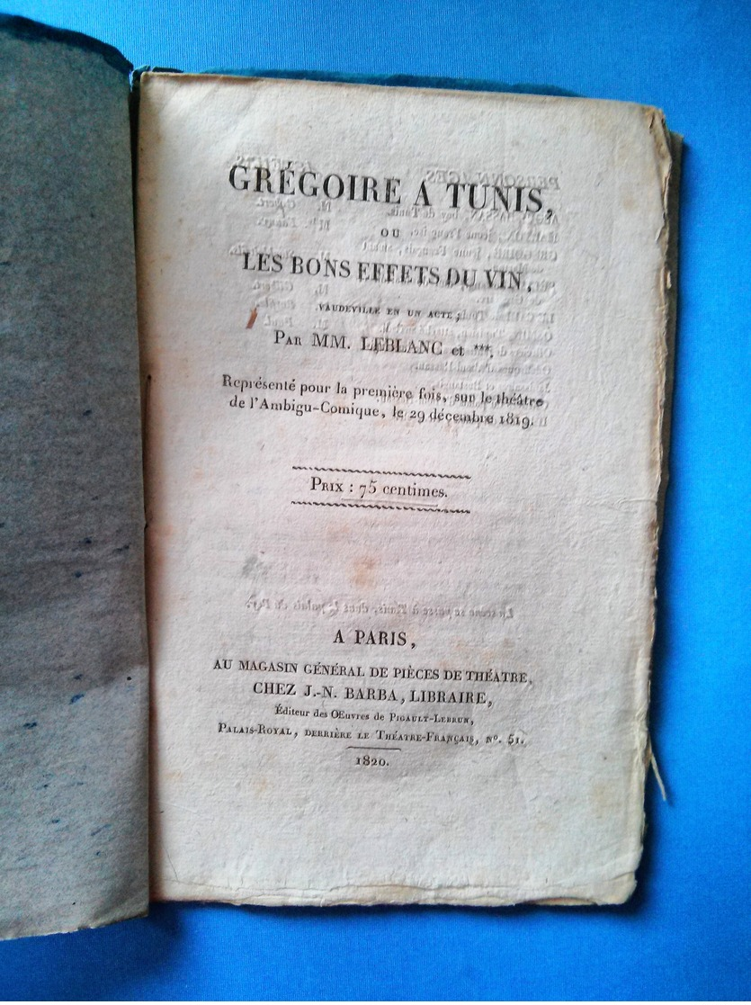 Lot De 6 Pièces De Théatre. Le Club Des Dames  Ou Le Retour De Descartes De 1784,La Fontaine Chez Madame De La Sablière - Auteurs Français