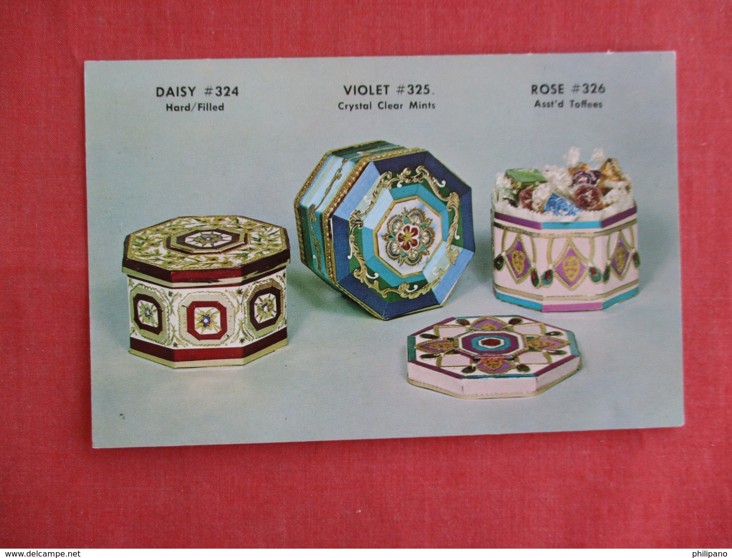 Candies In Gift Tins Imported From England Kaye Company NY NY  Ref 3136 - Advertising