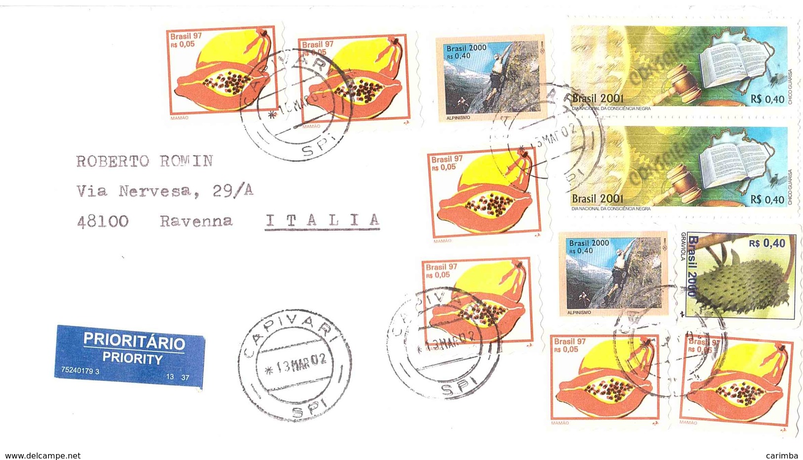 LETTERA X ITALY - Storia Postale