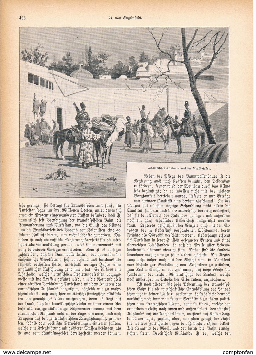 A102 156 Russland Zar Armee Kosaken 1 Artikel Mit 9 Bildern Von 1894 !! - Politique Contemporaine