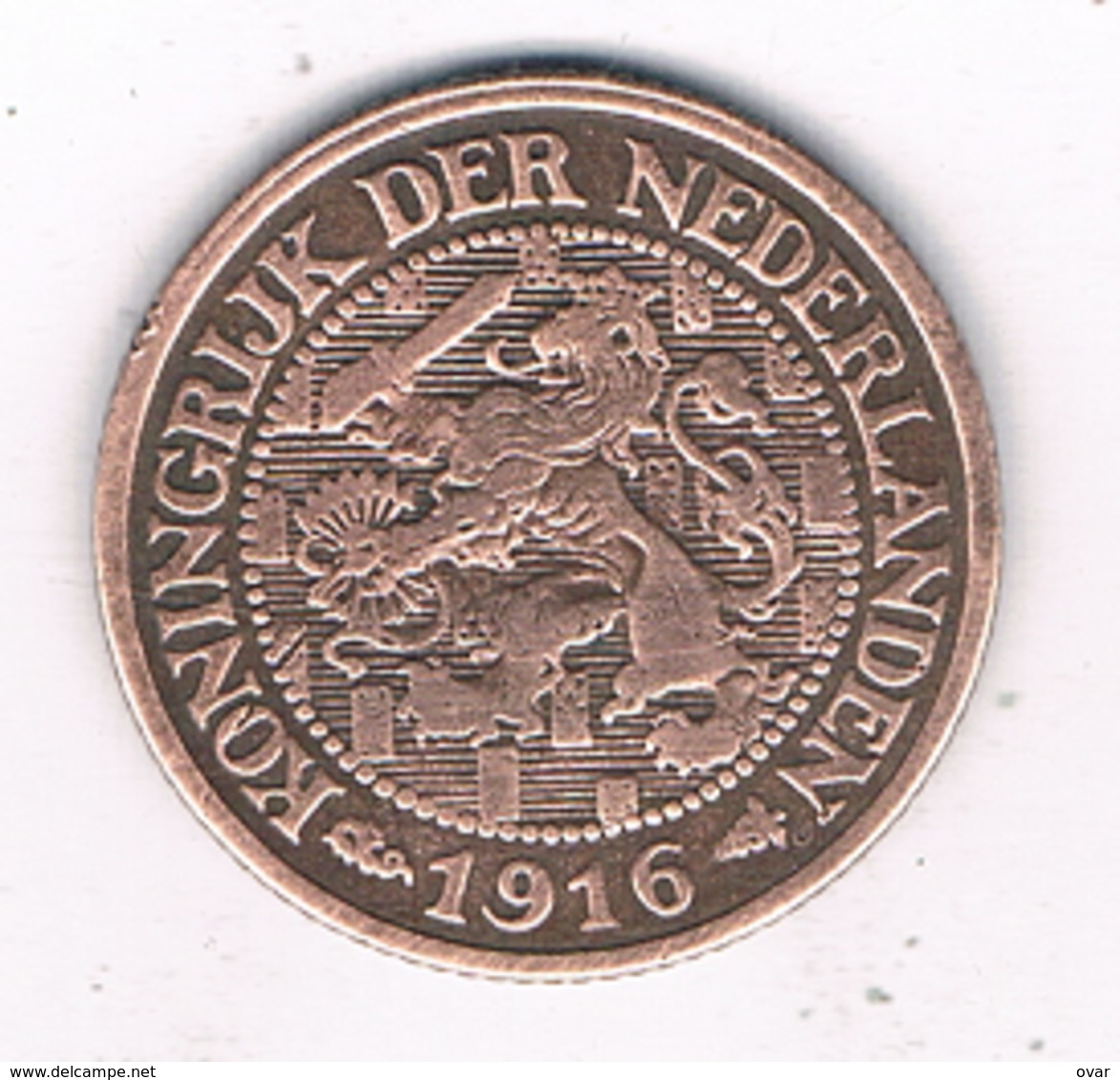 1 CENT 1916 NEDERLAND /0554/ - 1 Cent