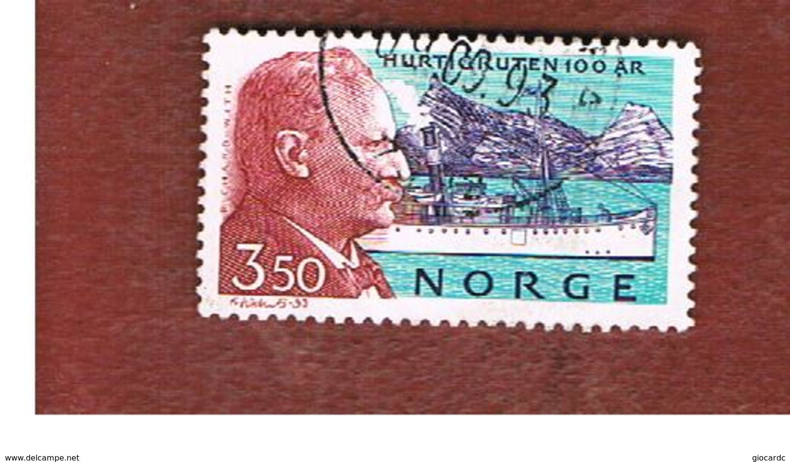 NORVEGIA (NORWAY) -   SG 1162  - 1993 EXPRESS COASTER SERVICE       - USED ° - Oblitérés