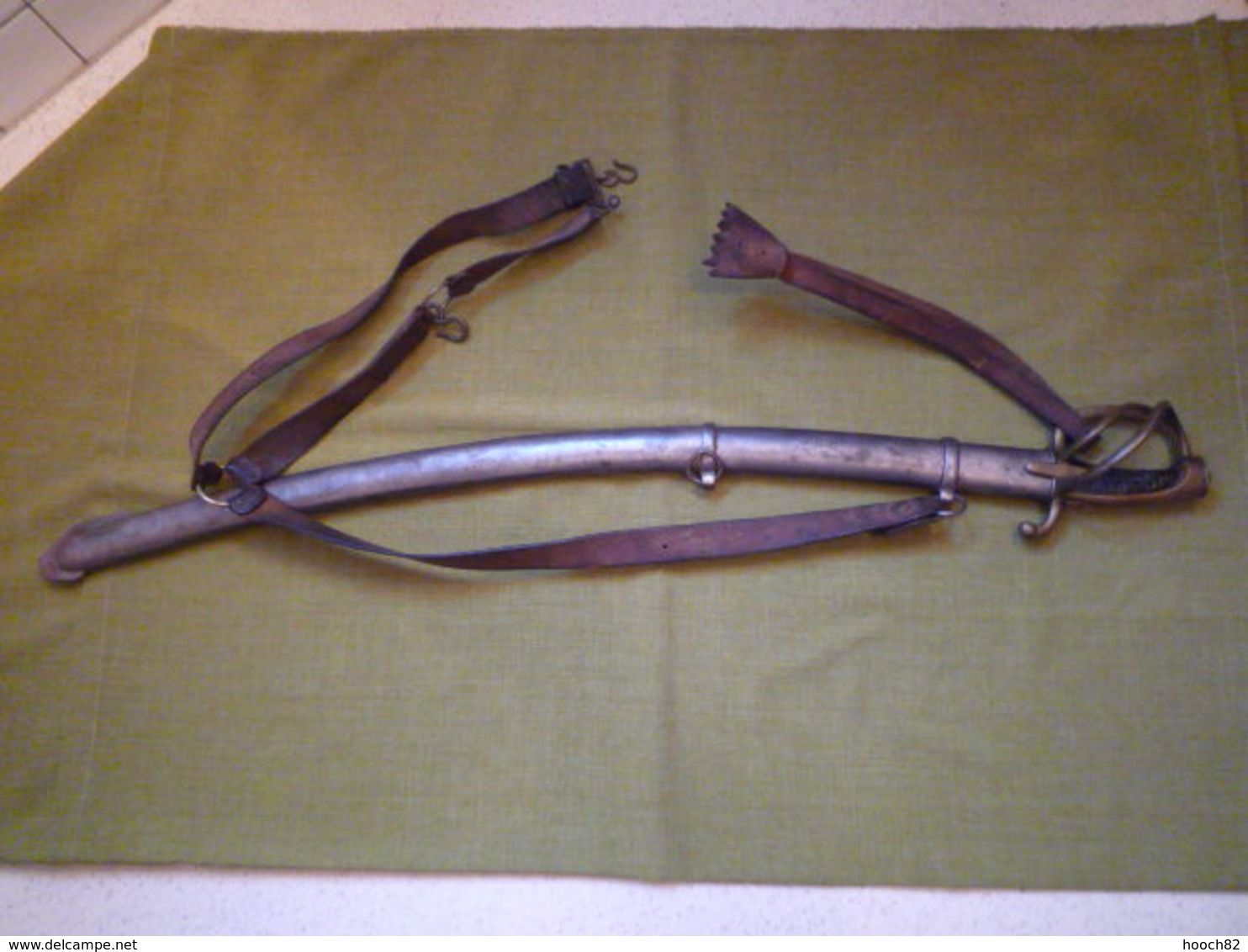 Sabre De Cavalerie Légère 1er Empire Mle An IX Manufacture Klingenthal Avril 1813 Avec Ceinturon Et Dragonne - Armes Blanches