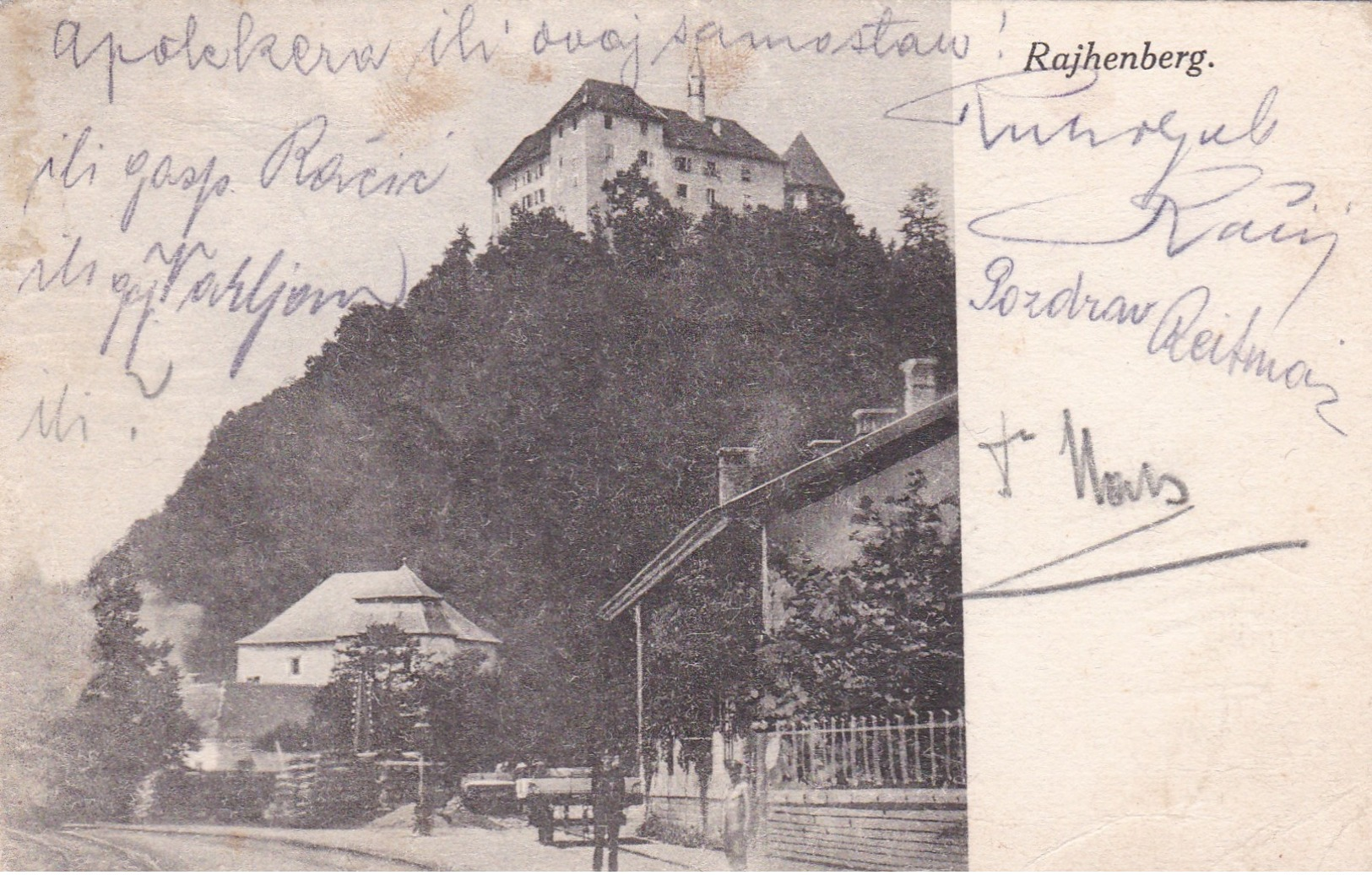 RAJHENBERG,SLOVENIA OLD POSTCARD (D516) - Slowenien