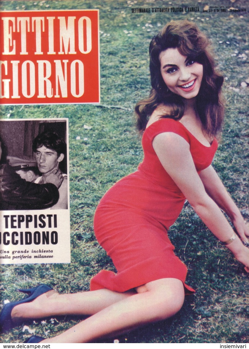 (pagine-pages)ROSANNA SCHIAFFINO  Settimogiorno1959/34. - Altri & Non Classificati