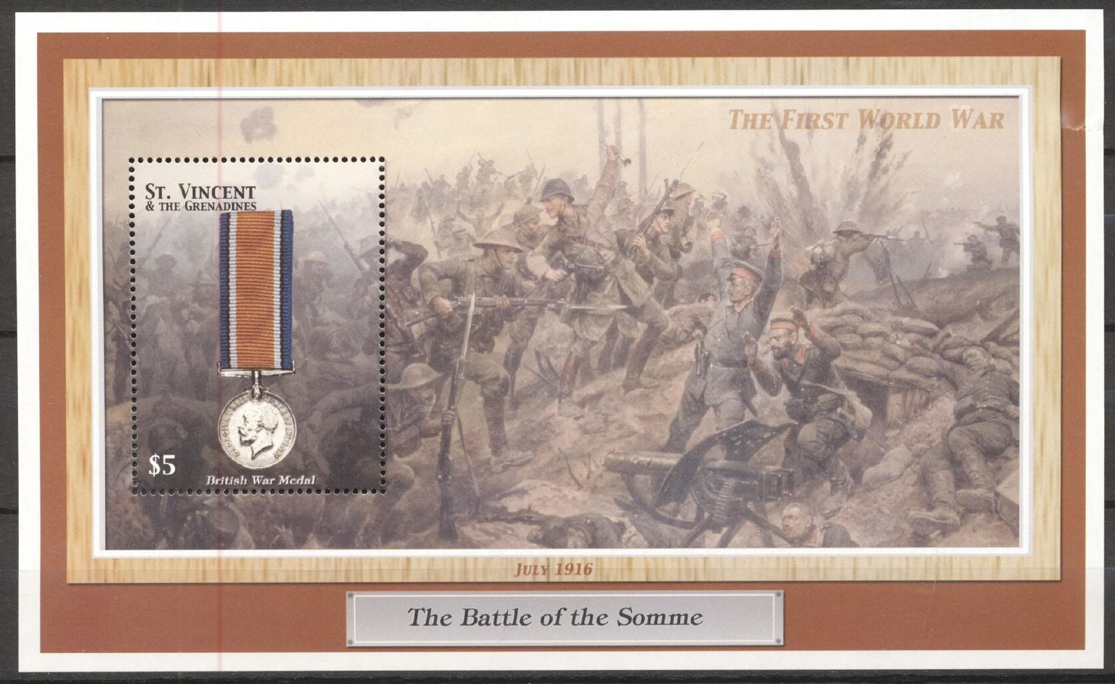 St. Vincent 2002 - MNH - Army, War, World War I - Militaria